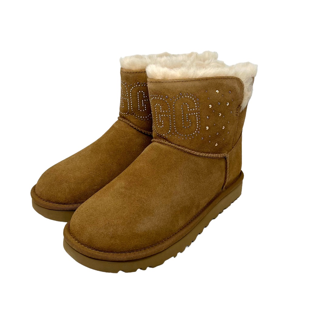 Ugg Womens Classic Gem Mini Boot Chestnut Brown